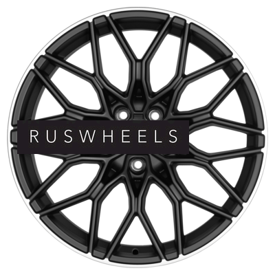 Диски Khomen Wheels 8,5x19/5x114,3 ET30 D60,1 KHW1902 (RX/NX) Black MR