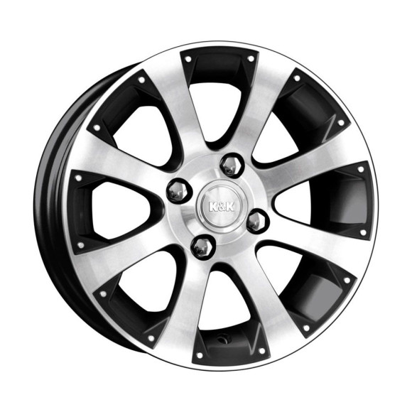 Диски КиК 5.5\R14 4*98 ET18 d58.5 Алмаз черный Диски КиК 5.5\R14 4*98 ET18 d58.5 Алмаз черный