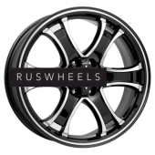 Грузовые диски K&K 7,5x18/6x139,7 ET33 D100,1 Балеар-оригинал (КС727) Алмаз черный