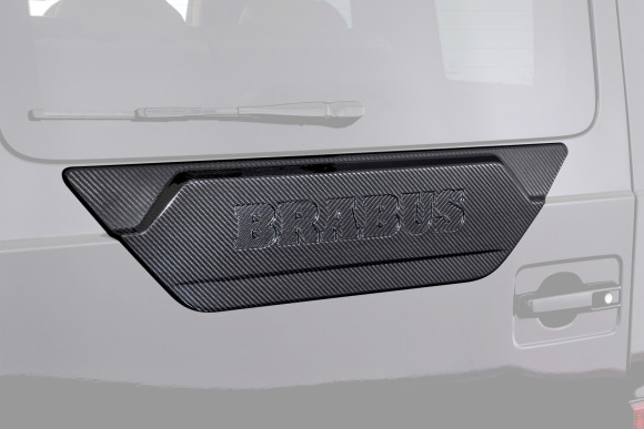 Накладка Brabus на заднюю дверь для G-class. Карбон (глянцевый) Накладка Brabus на заднюю дверь для G-class. Карбон (глянцевый)