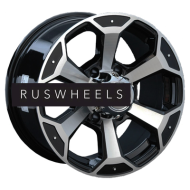 Диски LS 7,5x18/6x139,7 ET36 D100,1 187 BKF (конус, Колпак+лого)