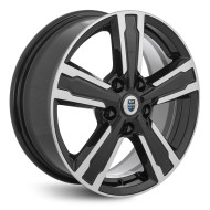 Диски КиК 6.5\R16 5*108 ET50 d63.35 алмаз чёрный