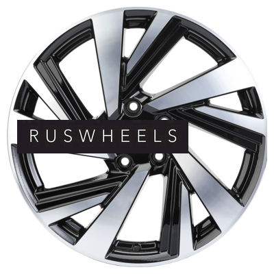 Диски Khomen Wheels 7,5x18/5x114,3 ET39 D60,1 KHW1801 (NX/Rav4) Black-FP