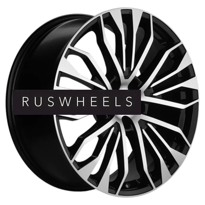 Диски Khomen Wheels 8,5x20/5x120 ET45,5 D62,5 KHW2009 (Li 7/9) Black-FP Диски Khomen Wheels 8,5x20/5x120 ET45,5 D62,5 KHW2009 (Li 7/9) Black-FP