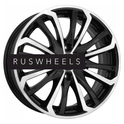 Диски КИК 6x15/4x108 ET25 D65,1 Рим (КС622) Алмаз черный