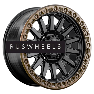 Диски LS FlowForming 9x17/6x139,7 ET20 D106,1 RC90 BKS+BZSDSL (конус, Колпак+лого)