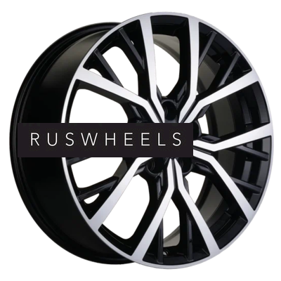 Диски Khomen Wheels 7x18/5x114,3 ET45 D60,1 KHW1806 (Changan/Geely/Lexus/Suzuki/Toyota) Black-FP