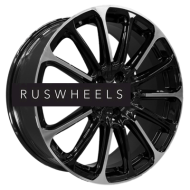 Диски Khomen Wheels 7,5x19/5x112 ET43 D57,1 KHW1910 (Kodiaq/Tiguan/Audi Q3) Black-FP Диски Khomen Wheels 7,5x19/5x112 ET43 D57,1 KHW1910 (Kodiaq/Tiguan/Audi Q3) Black-FP