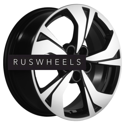 Диски Khomen Wheels 7x17/5x114,3 ET45 D60,1 KHW1724 (Camry) Black-FP