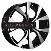 Диски Khomen Wheels 7x19/5x114,3 ET40 D66,6 KHW1906 (Haval Dargo) Black-FP