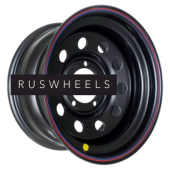 Диски Off-Road Wheels 8x16/5x139,7 ET-19 D110 УАЗ (треуг.) Черный
