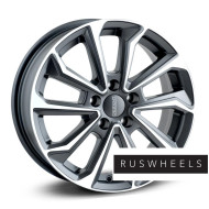 Диски Dezent R17 / 7J PCD 5x114.3 ЕТ 50 ЦО 67.1 KS dark