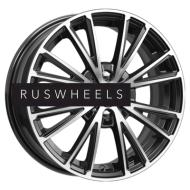 Диски КИК 6x16/4x100 ET37 D60,1 Меандр-оригинал (КС879) Алмаз черный SK