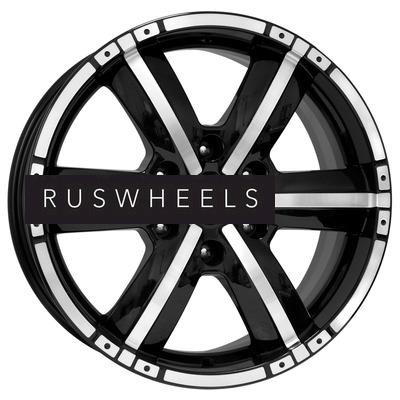 Диски K&K 7,5x17/6x139,7 ET30 D106,1 Окинава-оригинал (КС635) Алмаз черный КС635