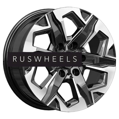 Диски КИК 7,5x17/6x139,7 ET38 D67,1 Тейт (КС1050) Алмаз черный