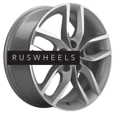 Диски Khomen Wheels 6,5x17/5x114,3 ET40 D64,1 KHW1708 (Haval F7/F7x) F-Silver-FP