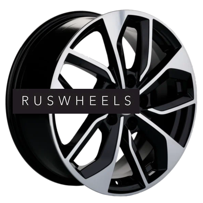 Диски Khomen Wheels 7x17/5x108 ET40 D54,1 KHW1703 (Jac/Москвич 3) Black-FP