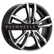 Диски K&K 6x16/4x100 ET41 D60,1 Samara-оригинал (КС866) Алмаз черный SK