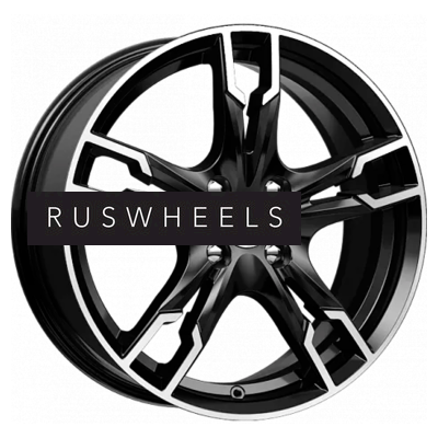 Диски КИК 7x17/5x105 ET40 D56,6 Солар (КС875) Алмаз черный SK