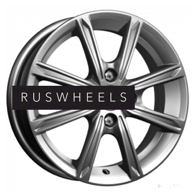 Диски КИК 5x14/4x100 ET35 D67,1 Флэш (КС698) Дарк платинум