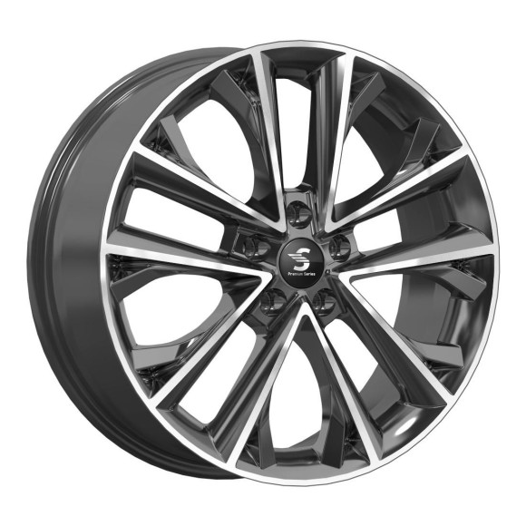 Диски СКАД Premium 7,0\R18 5*114.3 ET37 d66.6 Diamond gloss graphite Диски СКАД Premium 7,0\R18 5*114.3 ET37 d66.6 Diamond gloss graphite