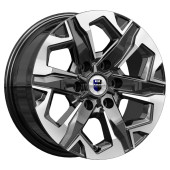 Диски КиК 7.5\R17 6*139.7 ET30 d106.1 Алмаз черный Диски КиК 7.5\R17 6*139.7 ET30 d106.1 Алмаз черный