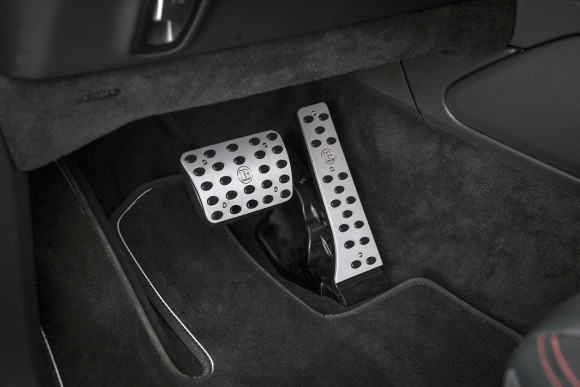 Накладки на педали алюминиевые Brabus