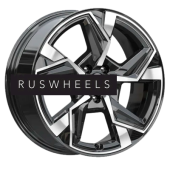 Диски КИК 7,5x18/5x112 ET46 D66,6 Кайан (КС1012) Алмаз черный