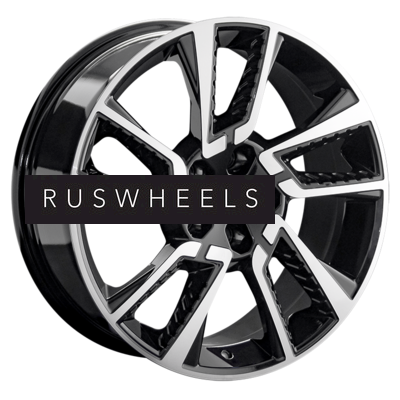 Диски Replay 8x18/5x114,3 ET30 D60,1 LX232 BKF (конус, C570)