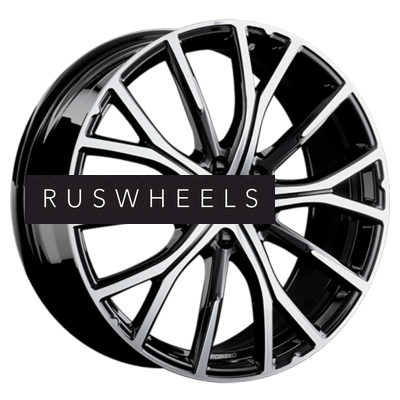 Диски LS Forged 8x19/5x112 ET30 D66,6 LS FG21 BKF (конус, C570)