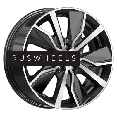 Диски КИК 6,5x16/5x114,3 ET50 D60,1 Гамбит (КС961) Алмаз черный