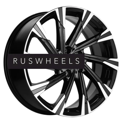 Диски Khomen Wheels 7,5x19/5x108 ET36 D65,1 KHW1901 (Exeed VX/TXL/LX) Black-FP Диски Khomen Wheels 7,5x19/5x108 ET36 D65,1 KHW1901 (Exeed VX/TXL/LX) Black-FP