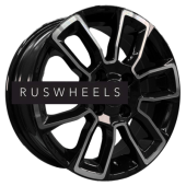 Диски Khomen Wheels 5,5x14/4x98 ET35 D58,5 KHW1406 (Lada Granta) Black-FP