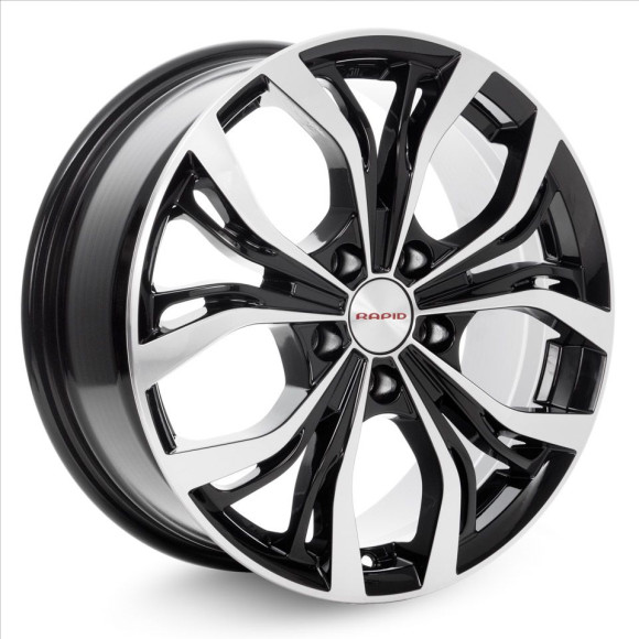 Диски КиК 7,0\R17 5*100 ET48 d56.1 Алмаз черный Диски КиК 7,0\R17 5*100 ET48 d56.1 Алмаз черный