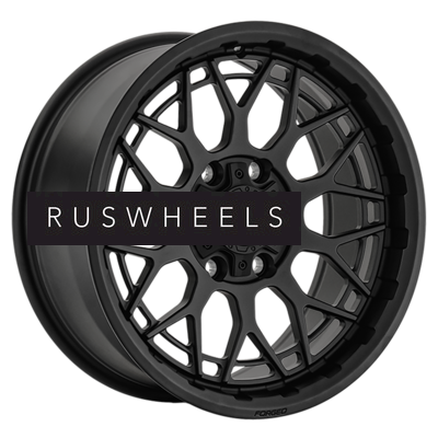 Диски LS Forged 9x18/6x139,7 ET20 D106,1 LS FG52 MB (конус, Колпак+лого)