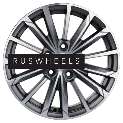 Диски Khomen Wheels 6,5x16/5x110 ET46 D63,3 KHW1611 (Changan CS35) Gray-FP Диски Khomen Wheels 6,5x16/5x110 ET46 D63,3 KHW1611 (Changan CS35) Gray-FP