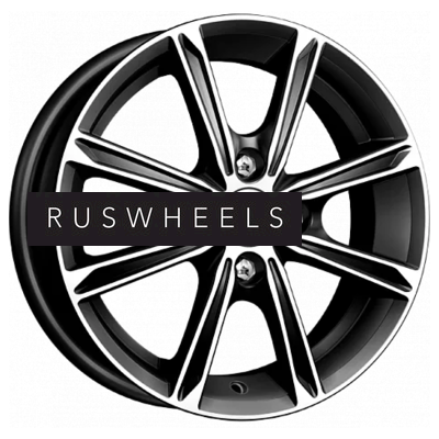 Диски КИК 5x14/4x100 ET45 D67,1 Флэш (КС698) Алмаз черный