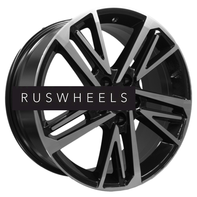 Диски Khomen Wheels 8x18/5x114,3 ET46 D67,1 KHW1815 (Hyundai i40) Black-FP