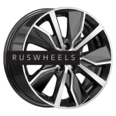 Диски КИК 6,5x16/5x112 ET43 D57,1 Гамбит (КС961) Алмаз черный