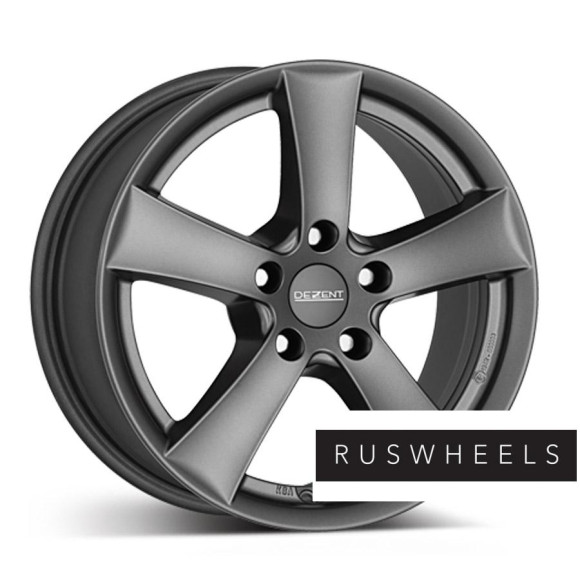 Диски Dezent R18 / 8J PCD 5x120 ЕТ 45 ЦО 72.6 TX graphite