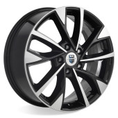 Диски КиК 7,0\R17 5*108 ET33 d60.1 Алмаз черный
