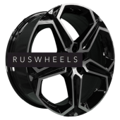 Диски Khomen Wheels 7,5x19/5x108 ET47 D60,1 KHW1909 (Chery Tiggo 8 (Pro/Pro Max)) Black-FP Диски Khomen Wheels 7,5x19/5x108 ET47 D60,1 KHW1909 (Chery Tiggo 8 (Pro/Pro Max)) Black-FP