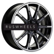 Диски Khomen Wheels 6,5x17/4x98 ET38 D58,6 KHW1707 (Lada Granta) Black-FP