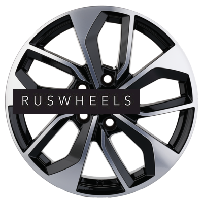 Диски Khomen Wheels 7x17/5x112 ET49 D57,1 KHW1703 (Octavia) Black-FP Диски Khomen Wheels 7x17/5x112 ET49 D57,1 KHW1703 (Octavia) Black-FP