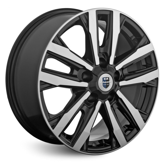Диски КиК 8,0\R18 5*130 ET43 d84.1 Алмаз черный