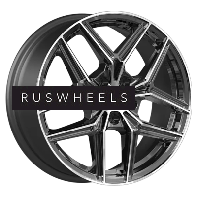 Диски КИК 7x17/5x114,3 ET38 D67,1 Юнион (КС1025) Алмаз черный