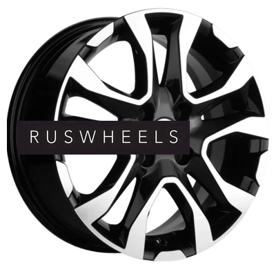 Диски Khomen Wheels 6x15/4x98 ET36 D58,5 KHW1503 (Lada Granta) Black-FP
