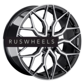 Диски LS Forged 9,5x22/5x108 ET48 D63,3 LS FG13 BKF (конус, C570)