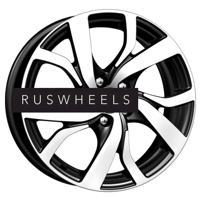 Диски КИК 6,5x16/5x105 ET38 D56,6 Палермо-оригинал (КС607) Алмаз черный